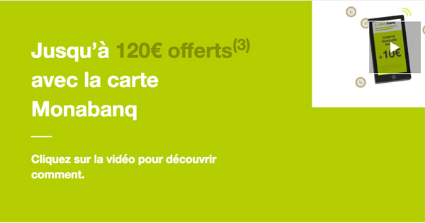 Bonus bienvenue banque en ligne